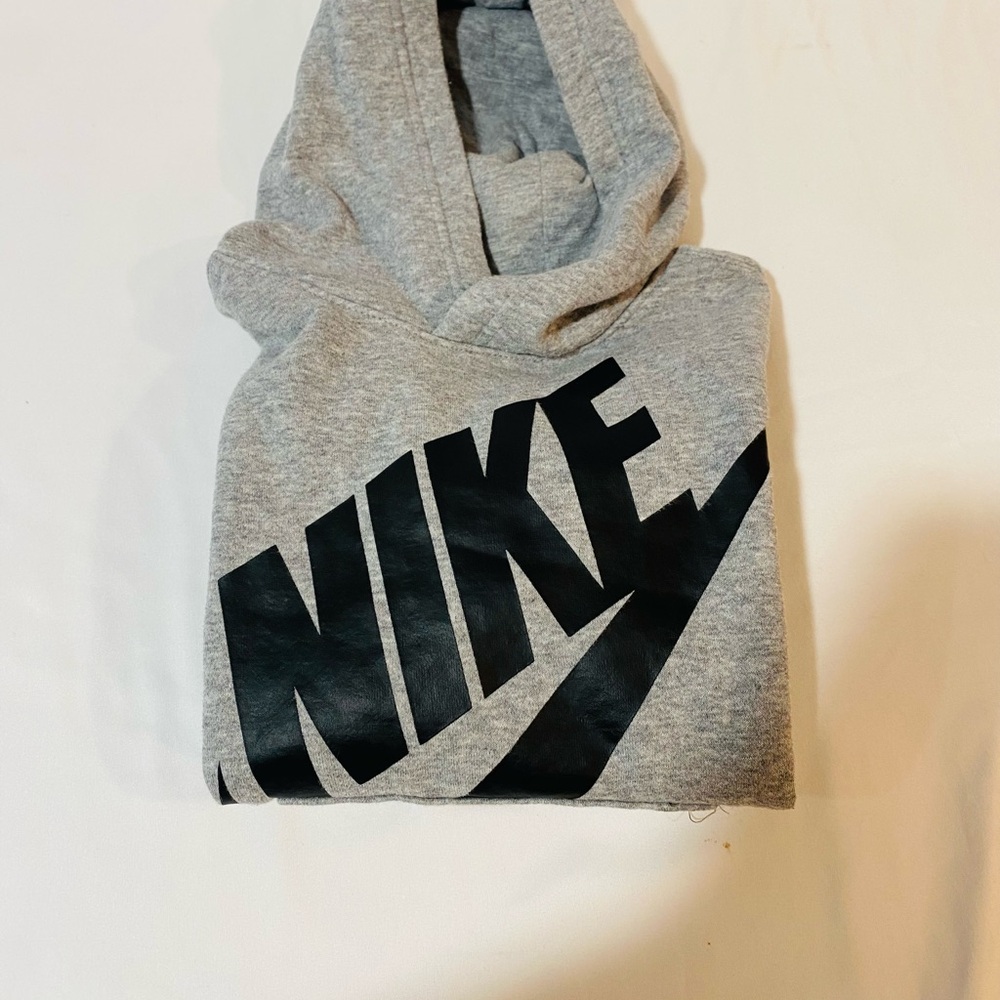 Nike Gray Hoodie with Black Logo
